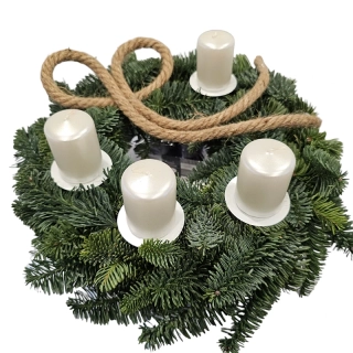 Vianočný adventný venček - 65