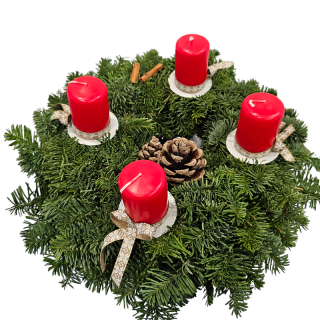 Vianočný adventný venček - 67