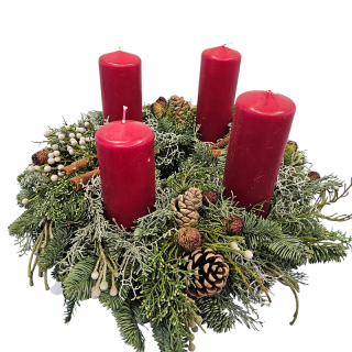 Vianočný adventný venček - 72