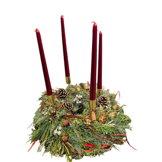Vianočný adventný venček - 75